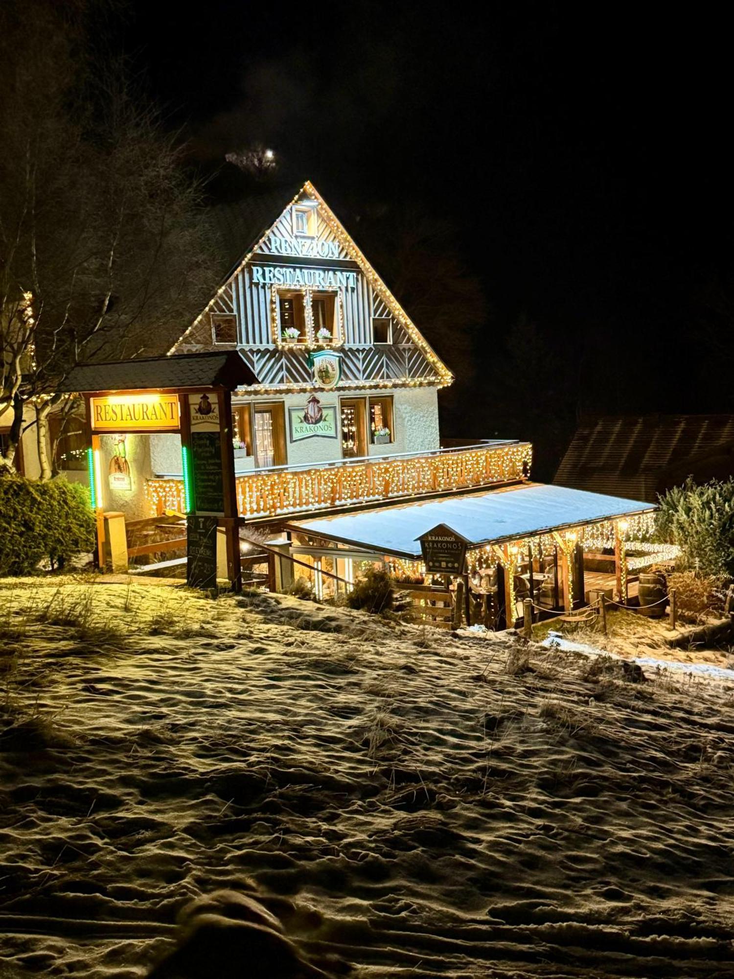 Pension & Restaurant Krakonos Harrachov Exterior photo